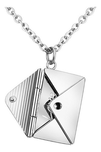 Collar Carta De Amor Con Placa Apertura