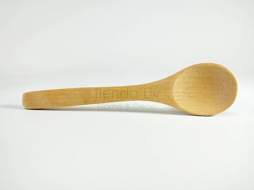 Imagen 2 de 7 de Cuchara De Madera De Bambú X 10