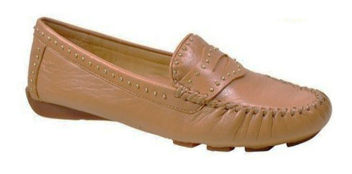 Sapato Mocassim Feminino Daniela Couro Natural Oferta!