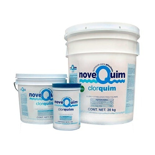 Clorquim Cloro Para Alberca En Tableta 3 Pulgadas 4 Kg  Blanco