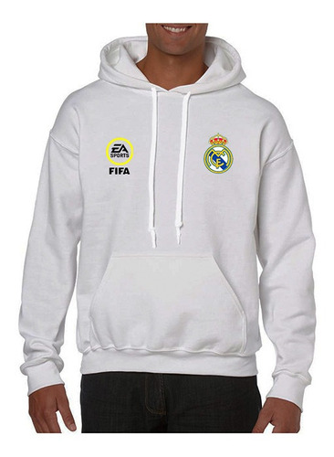 Buzo Hoodie Capota Depotivo Real Madrid Fifa Ea Sports Hombr