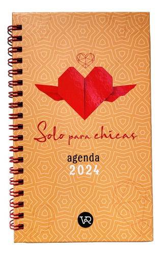 Agenda Vr 2024 Solo Para Chicas Semanal C/espiral 10x17.5cm