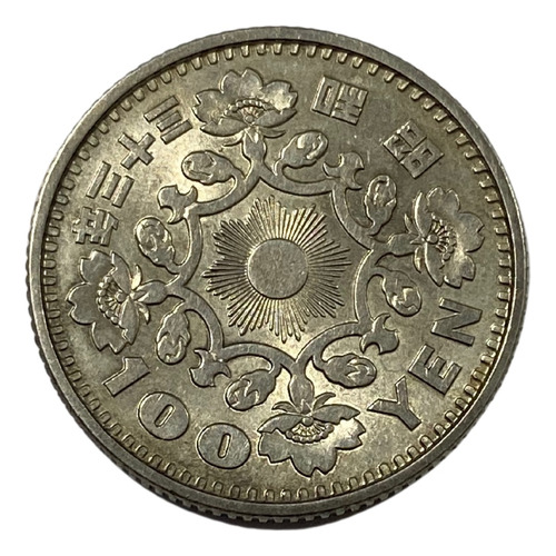 Japão- Moeda De Prata 100 Yen 1957