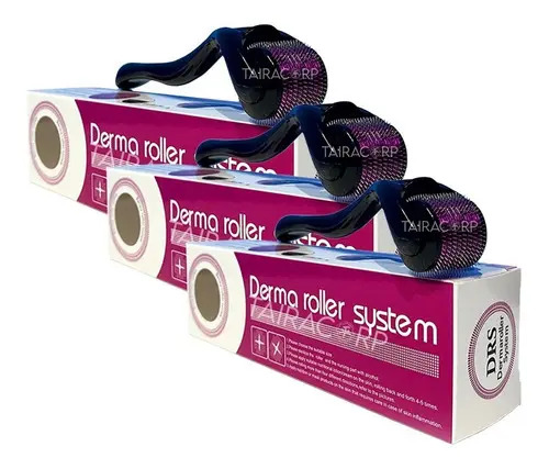 Dermaroller System Drs540 0.5 1.0 1.5 2.0 2.5mm Kit Com 3