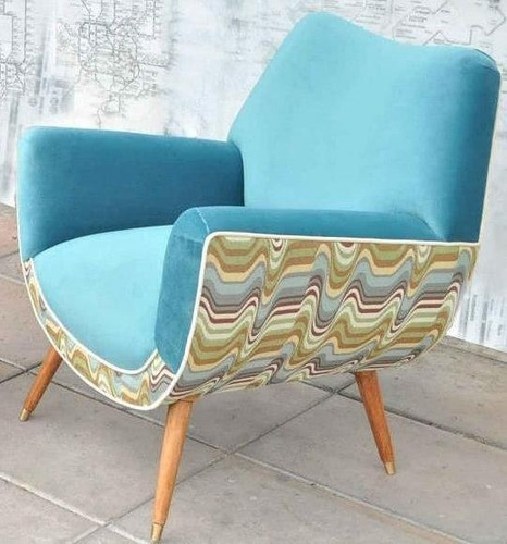 Sillones Juego D Living Ò Separados Retro Vintage Gondola 60 Rojo (Usado)
