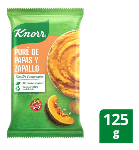 Pure De Papas Y Zapallo Knorr Receta Completa X 125 Gr