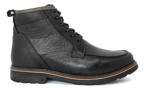 Bota Altura Rafarillo +7cm Couro Preto 36005