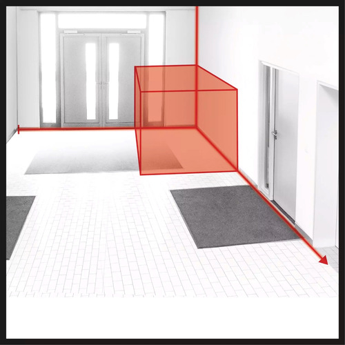 Medidor De Distancia Laser Tc-ld 50 Einhell