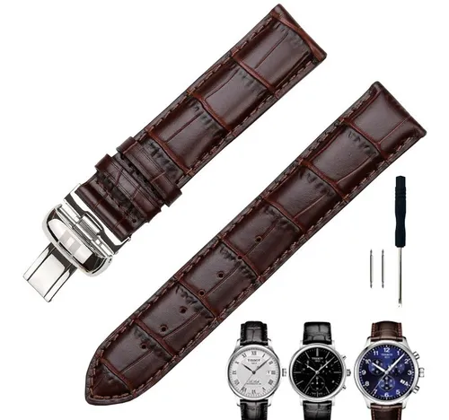 Tissot correa online de cuero