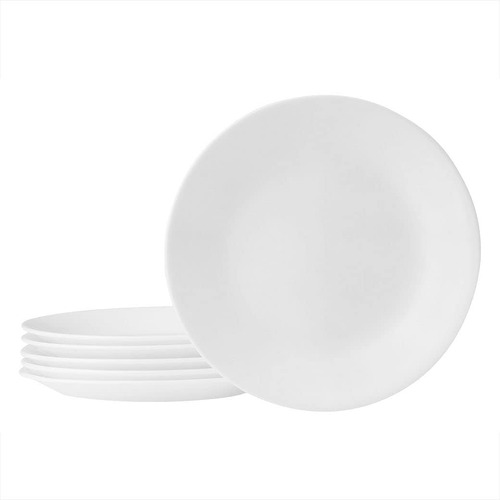 Set Platos Redonda Aperitivo 6 Pz 17.15 Cm Vidrio