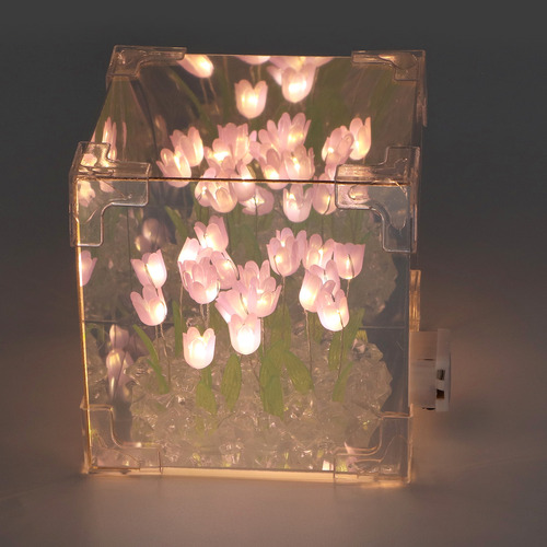 Lámpara Led De Espejo Con Forma De Cubo De Tulipán 2 En 1 L