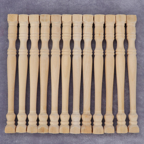. 3 X 4x 1:12 Balaustrada De Escalera De Casa De Muñecas
