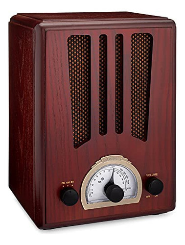 Clearclick Classic Vintage Retro Style Radio Con Bluetooth