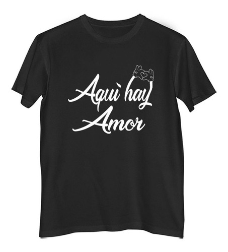 Remera Hombre Color Frase Loving You Is Easy Amarte Es Facil