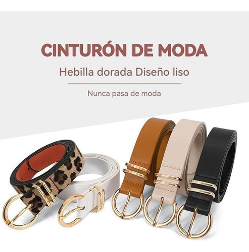 2 Pcs Cinturón De La Mujer Para Jeans Vestido,moda Hebilla