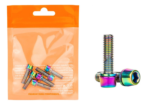 (cc) Tornillo De Vástago De Bicicleta De Acero Inoxidable, T