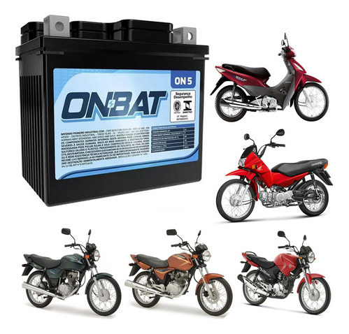 Bateria Onbat Selada 5ah Honda Bros 150 2006 A 2014