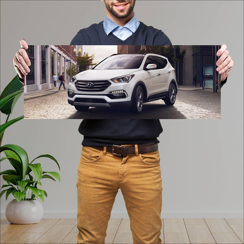 Cuadro 30x80cm Auto 2017 Hyundai Santa Fe Sport 116