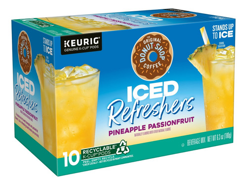 Cápsulas K-cup Con Sabor A Piña Y Maracuyá, 10 Uds.