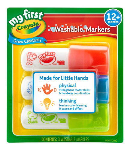 My First Crayola Easygrip Washable Markers