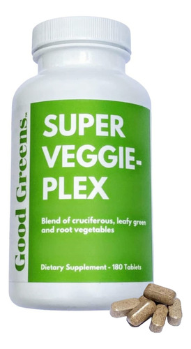 Good Greens Super Veggie Plex - Tabletas De Verduras Integra