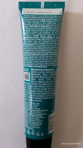 Match Science Tônico De Crescimento 65 Ml