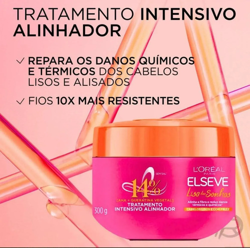 Kit Elseve Liso Dos Sonhos 4 Itens Versão 400ml