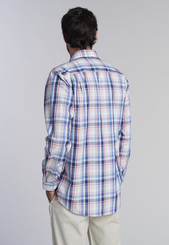 Camisa Check Orlando F Rojo Ss2025 Ferouch