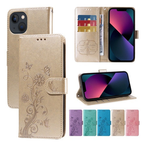 Funda De Piel Tipo Cartera Para Honor X7 X7a X7b X7c