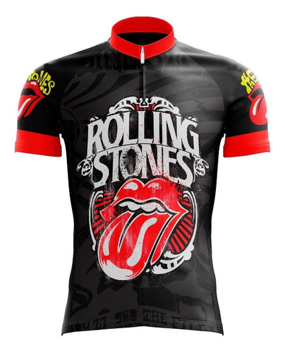 Camisa Rolling Stones Ciclismo Bandas De Rock Varios Modelos