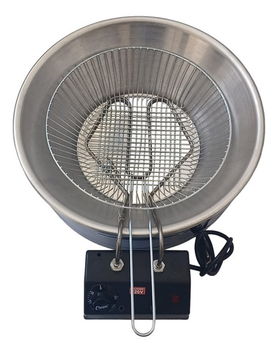 Fritadeira industrial Equipamentos Inox BB21 7L alumínio 220V