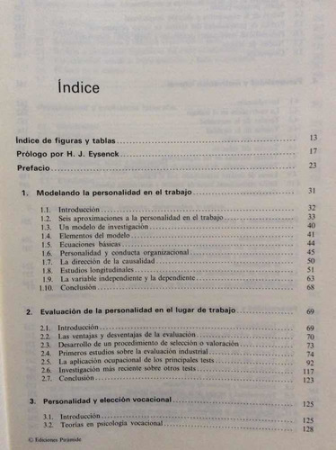 Personalidad Y Diferencias Individua Trabajo Adrián Furnham (Usado)