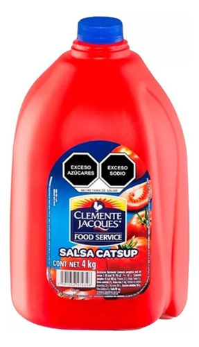 Salsa Catsup Clemente Jacques De 4kg