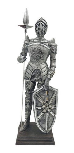 Soldado Medieval Con Armadura 42 Cm Figura Decorativa
