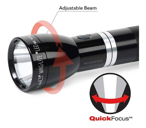 Imagen 4 de 6 de Linterna Tactica Led Maglite Ml150lr Recargable Caza 1082 L