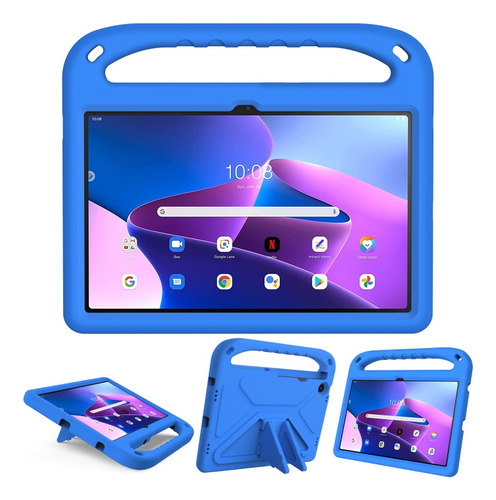 Funda Eva Azul Para Lenovo Tab M10 Plus 10.6 De Tercera Gene