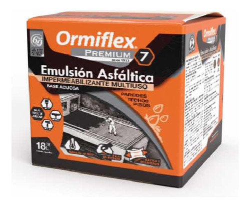 Emulsión Asfáltica 18 Lts Ormiflex