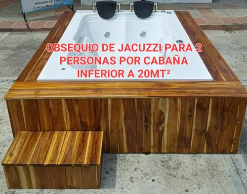 Construccion De Cabañas $ 1.777.000 Mt2 Obsequio Jacuzzi