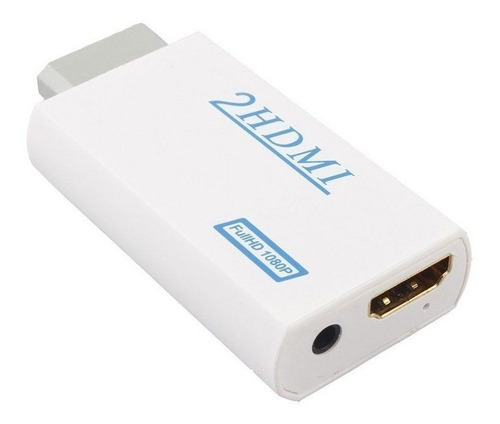 Imagen 2 de 5 de Adaptador Conector Hdmi Nintendo Wii Reescalador Conversor