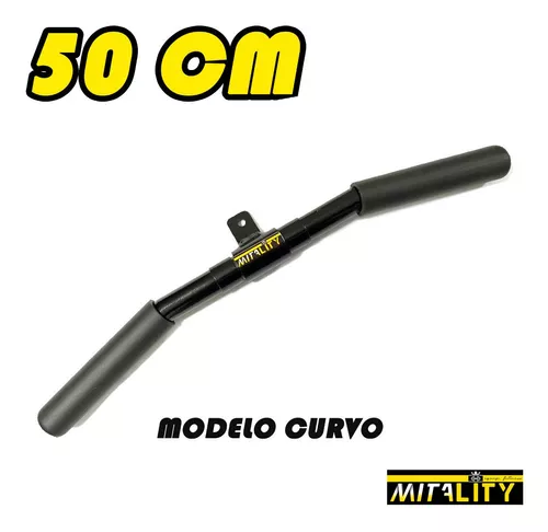 Kit Para Agachamento Sumô Com Barra Reta Fixa 50cm