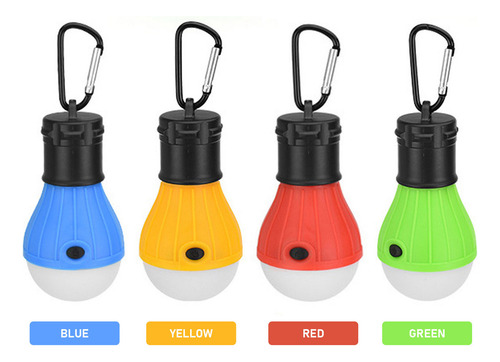 Bombilla Led Portátil Para Tienda De Campaña Con Clip