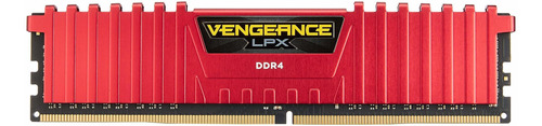 Memoria Ram 16gb 1x16gb Ddr4 2400 Mhz Dimm Corsair Lpx Red