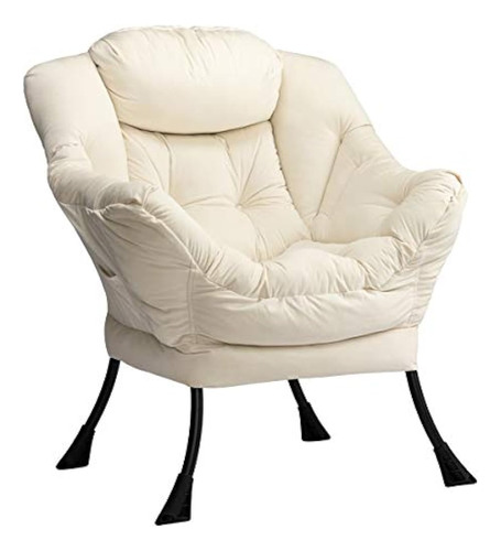 Hollyhome Modern Cotton Fabric Lazy Chair, Accent Contempora