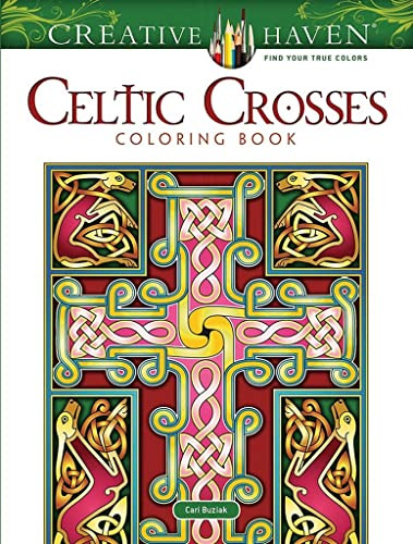 Libro Creative Haven Celtic Crosses Coloring Book De Buziak,