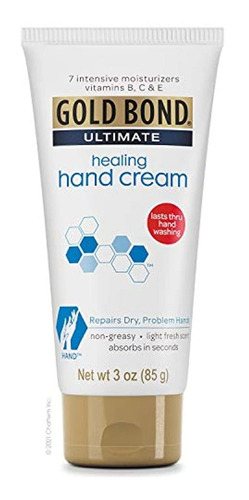 Gold Bond Ultimate Healing Hand Cream, 3 Oz., Dura A Través 
