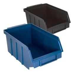 Comprar Caixa Bin Organizadora Plástica Nº3 Azul Caixa Com 100 Peças no Mercado Livre