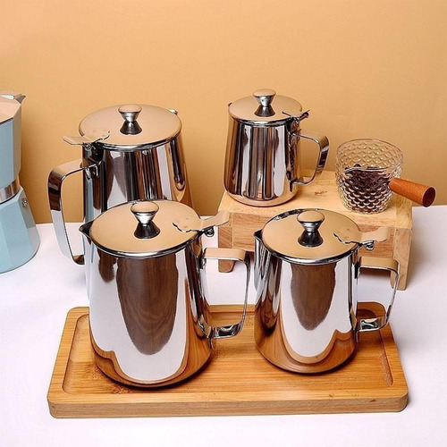 Jarra Para Espumar Leite, Jarra Para Vaporizar Café 1000ml