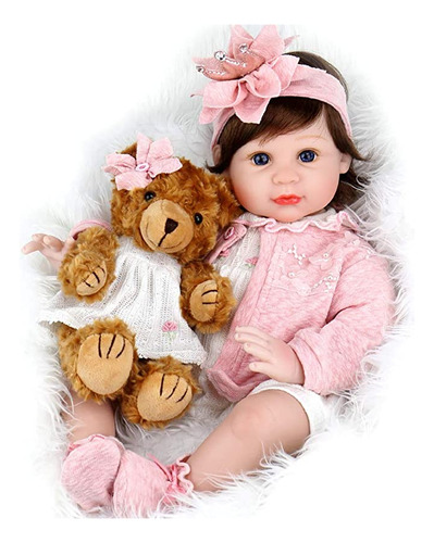 Aori Reborn Baby Dolls 22 Pulgadas Realista Realista Niña M