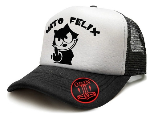 Gorra Trucker Personalizada Gato Felix Dibujo 