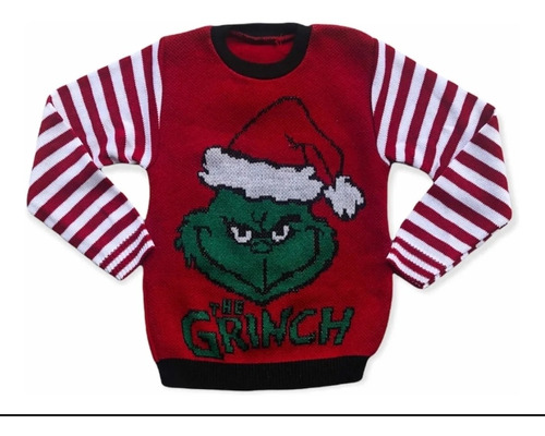 Sweater Ugly Sueter Grinch Santa Navideño Niños O Adulto 